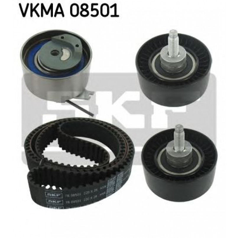 VKMA 08501 SKF Комплект (ремінь+ролики)